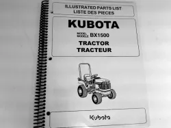 Kubota #97898-41411 BX1500 Parts Manual