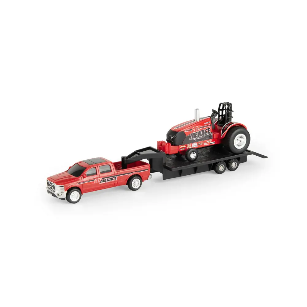 Image 1 for #ZFN47569 1:64 Case IH Puller Set with Truck and Trailer