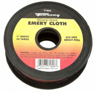 Forney #F71806 Emery Cloth Bench Roll, 320 Grit