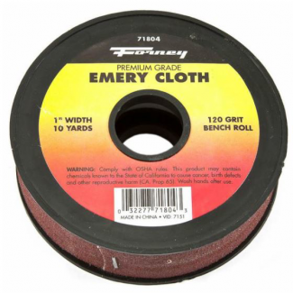 Forney #F71804 Emery Cloth Bench Roll, 120 Grit