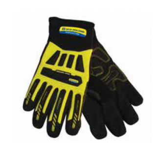 New Holland #BN6100L High Visibility Impact Gloves Large Size, NH 