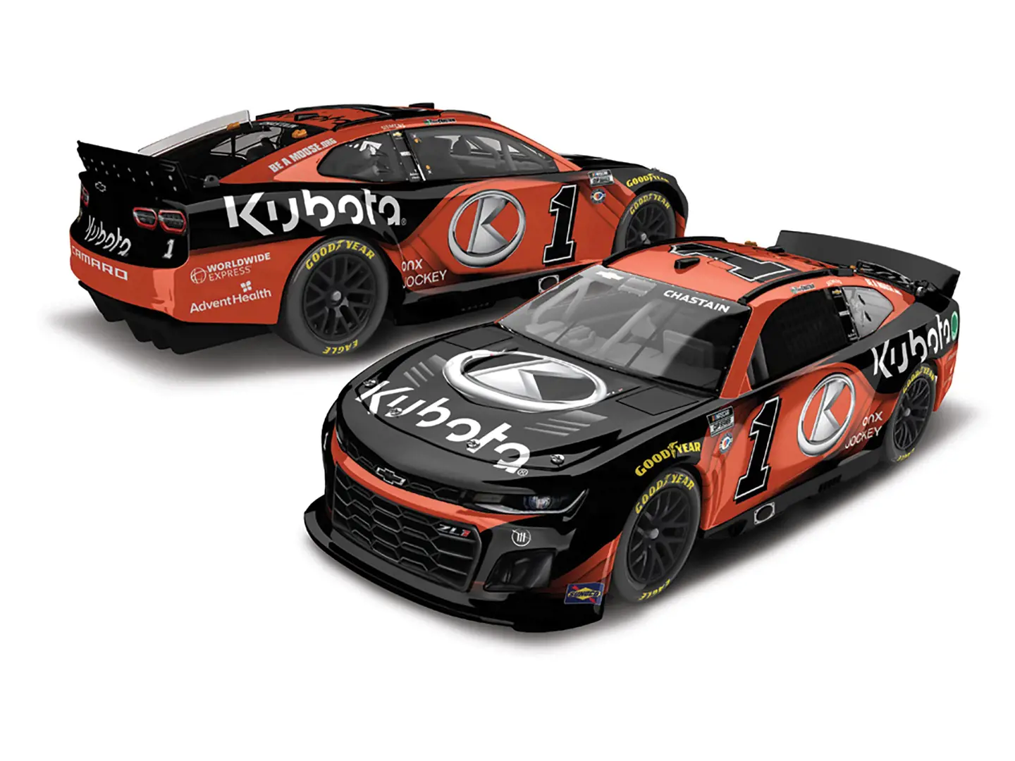 Image 4 for #CX12365KUBRZ 1:64 Ross Chastain 2023 Kubota ARC NASCAR Diecast