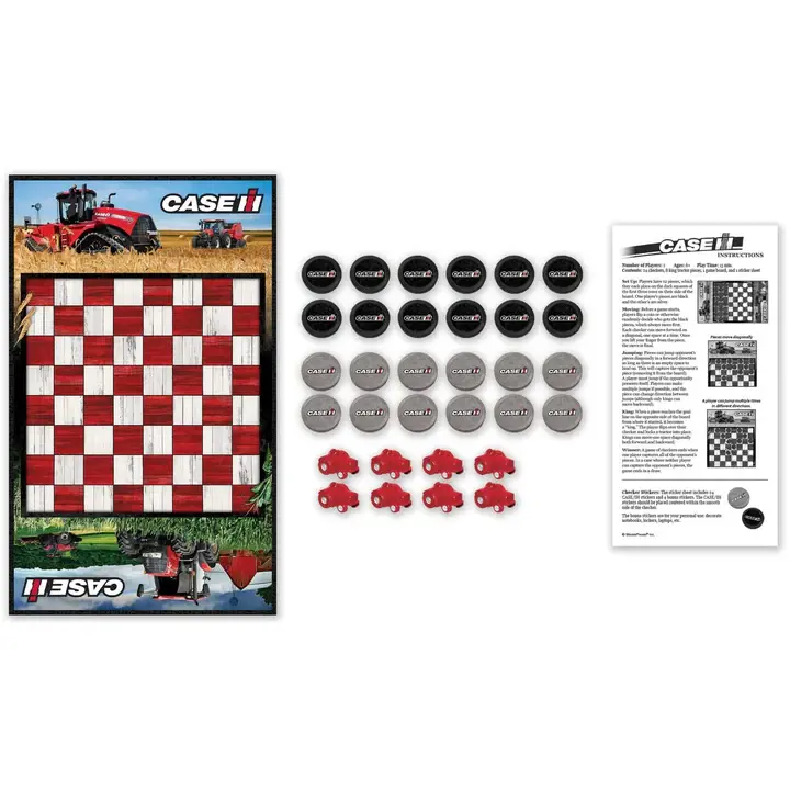 Image 2 for #42064.01 Case IH - Checkers Board Game