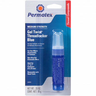 Automotive Supplies #PERM24010 Medium Strength Threadlocker Blue Gel