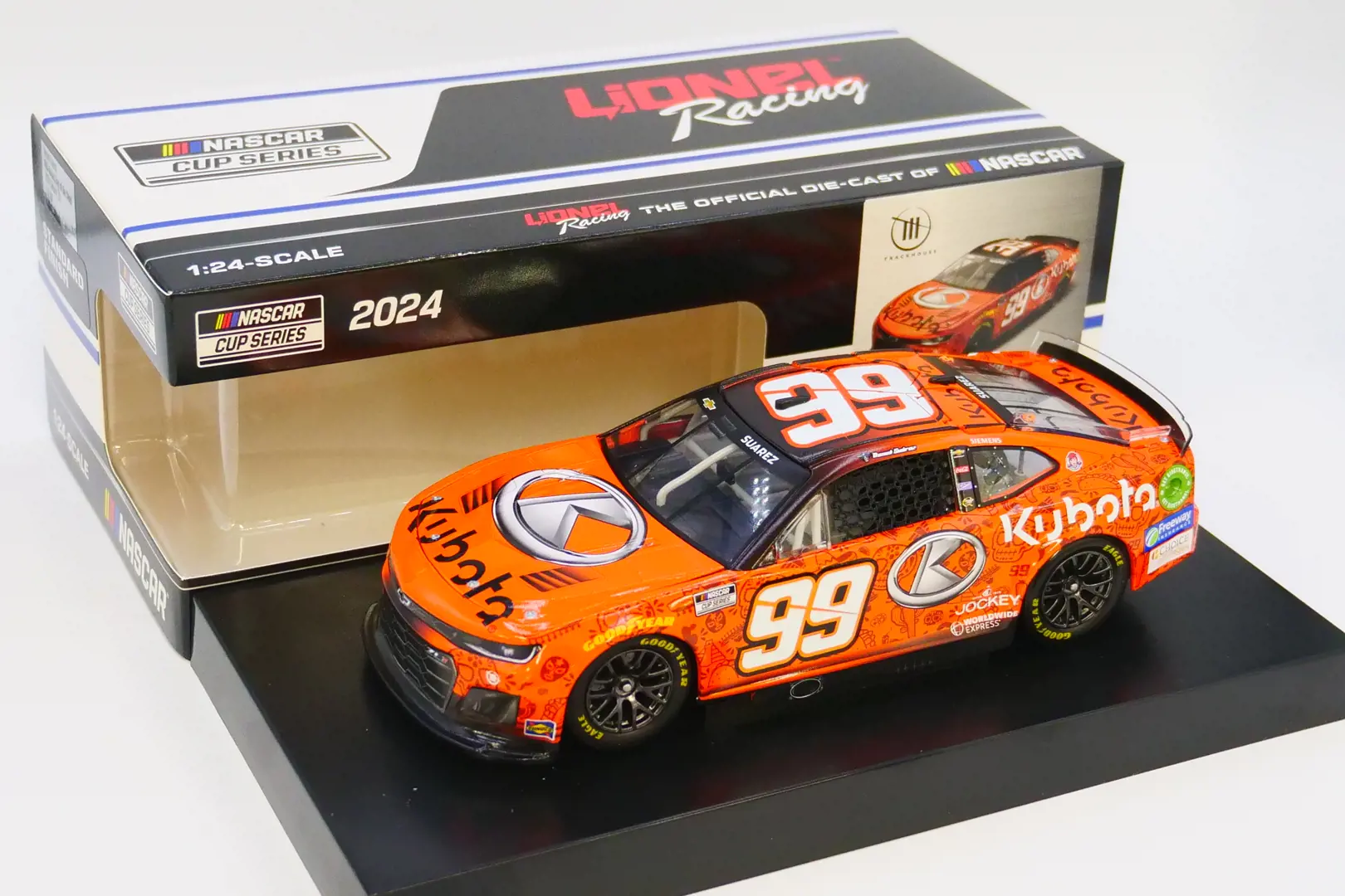 Image 1 for #C992423KUBDZ 1:24 Daniel Suarez 2024 Kubota ARC Diecast