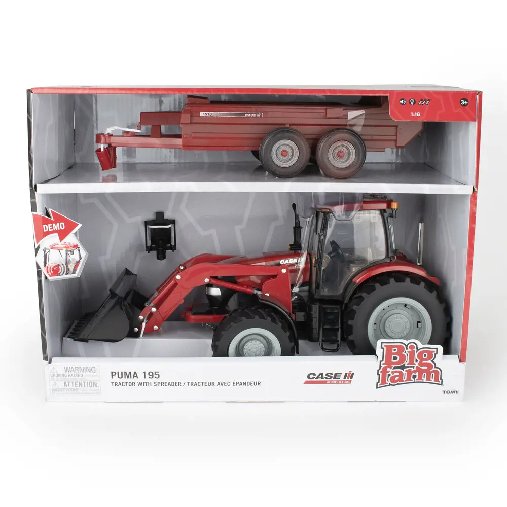 Image 2 for #ZFN44390 1:16 Big Farm Case IH Puma 195 with Manure Spreader