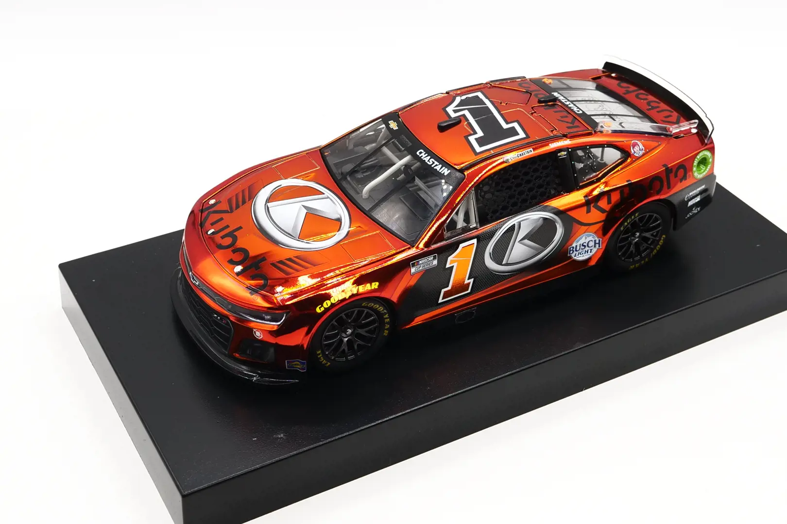 Image 2 for #CX12423KUBRZCL 1:24 Ross Chastain 2024 Kubota Color Chrome ARC Diecast