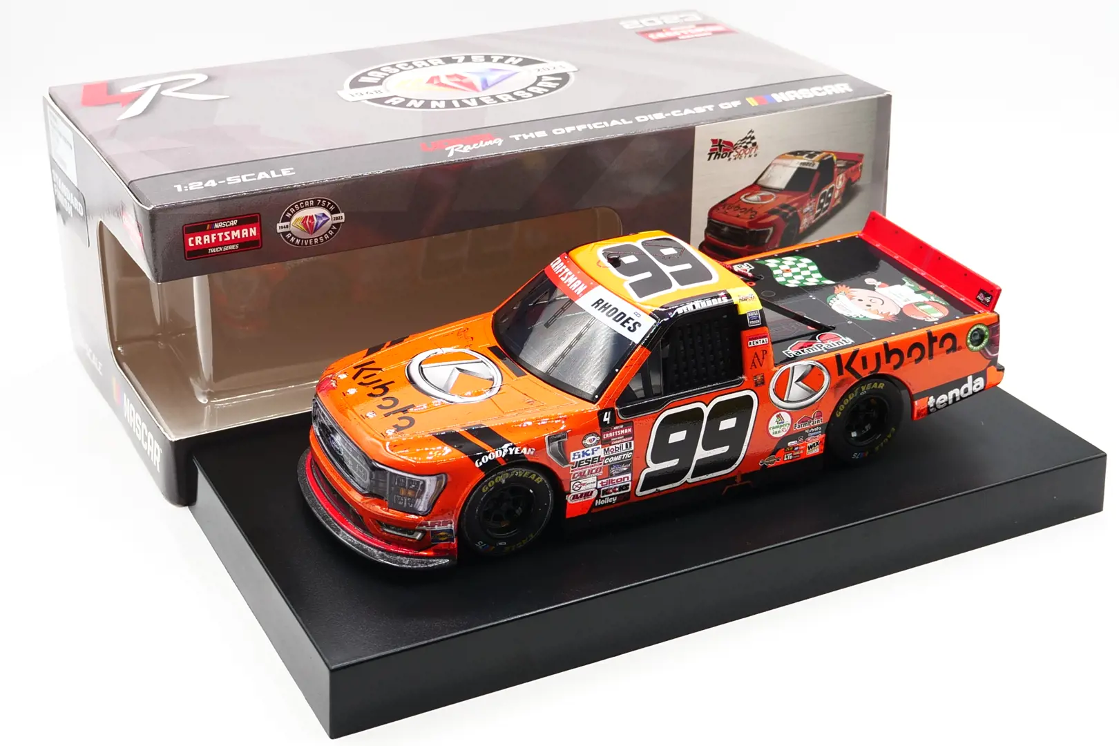 Image 1 for #T992324KUBBRRV 1:24 Ben Rhodes 2023 NASCAR Phoenix Raced-Version Diecast Truck