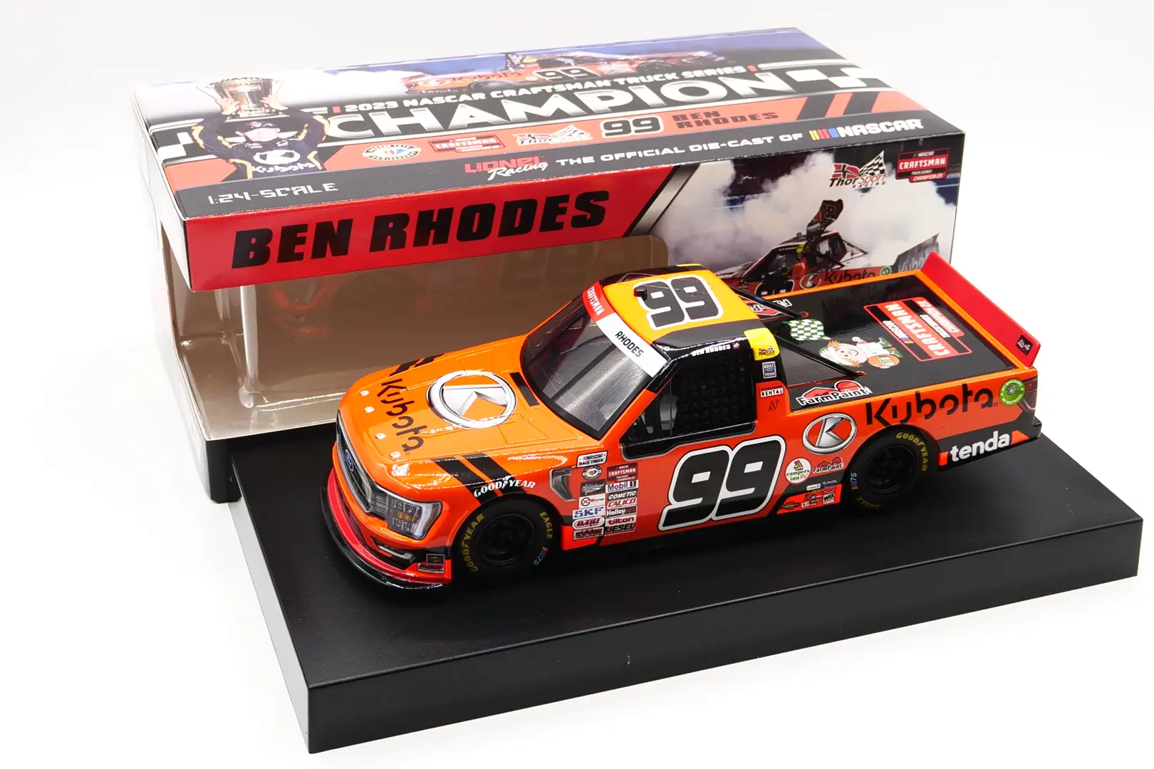 Image 1 for #T992324KUBBRCHA 1:24 Ben Rhodes 2023 NASCAR Champion Diecast Truck