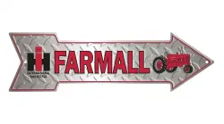 General #2209 IH Farmall Arrow 20" x 6" Sign