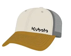 Kubota #2024030144 Kubota Saddle/Putty Gray Mesh Cap