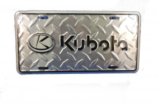 Kubota #2002228420001 Kubota Diamond License Plate