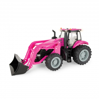Case IH #ZFN47430 1:16 Case IH Magnum Pink Tractor w/ Loader - Big Farm Series