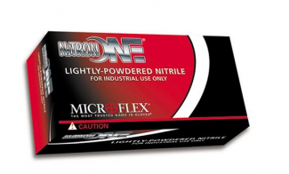 Automotive Supplies #MFLXNO123XL MICROFLEX NITRON ONE GLOVE, 7.1 MIL, LARGE - BLACK 