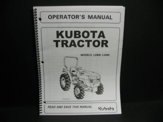Kubota #TC220-19712  L2800/ L3400 Owners Manual 