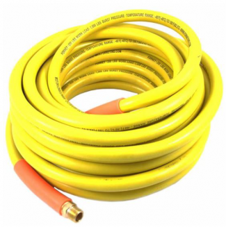 Forney #F75438 Air Hose, Yellow Rubber, 3/8" x 50'