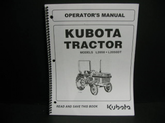 Kubota #32400-19713 L2050/L2050DT Owners Manual