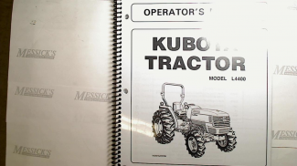 Kubota #TC230-59712 L4400 Operators Manual