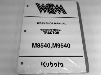 Kubota #9Y011-13760 M8540 M9540  Work Shop Manual 