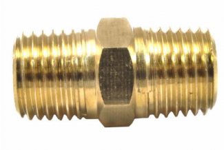 Forney #F75448 Male Coupling, 1/4 in Male NPT