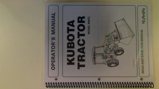 Kubota #32791-19713 M59 TLB Operator's Manual