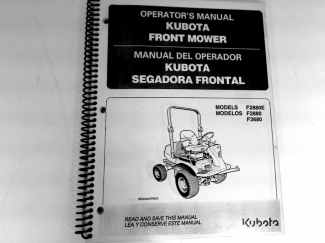 Kubota #K3611-62912 F2880 F2880E F3680 Operators Manual