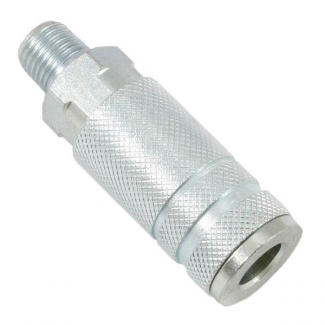 Forney #F75525 Lincoln Style Coupler, 1/4" x 1/4" MNPT