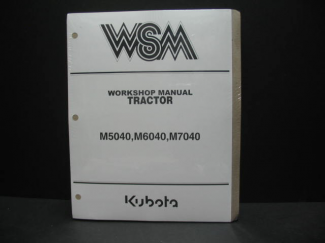 Kubota #9Y021-13740 M5040/ M6040/ M7040/ M5140  (supplement) Shop Manual 