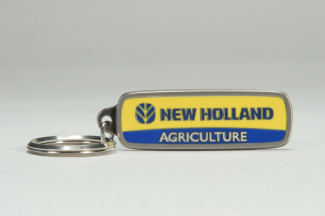 New Holland Enamel Key Tag / Chain Part #ZJD1053