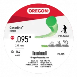 Oregon #21-295 GATORLINE, ROUND .095 1/2LB DONUT