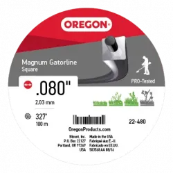 Oregon #22-480 GATORLINE, MAGNUM SQUARE .080 1LB DONUT