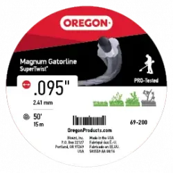 Oregon #69-200 GATORLINE, MAGNUM SUPERTWIST .095 50FT