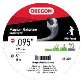 Image 1 for #69-200 GATORLINE, MAGNUM SUPERTWIST .095 50FT