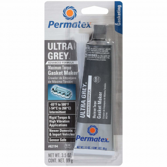 Automotive Supplies #PERM82194 Ultra Grey Rigid High-Torque RTV Silicone Gasket Maker