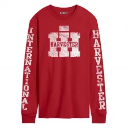 Country Casuals #D12753-G20048RED IH College Harvester L/S T-Shirt