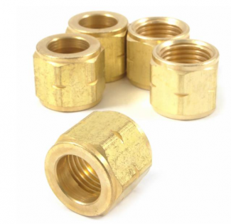 Forney #F86124 Acetylene Hose Nut, LH, 9/16"-18 "B" Size, 5-Pack