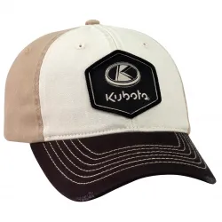 Kubota #2004215970001 Kubota 3-Toned Frayed Cap