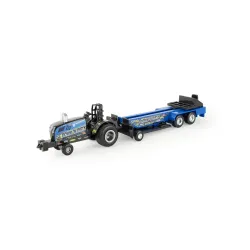 ERTL #ERT37940B-2 1:64 New Holland "Down N Dirty" Puller Tractor with sled