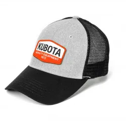 Kubota #KBT047 Kubota Grey / Black Quality Equipment Mesh Cap