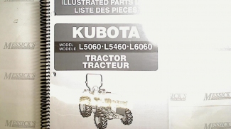 Kubota #97898-25700 Parts Manual- L5060, L5460,L6060