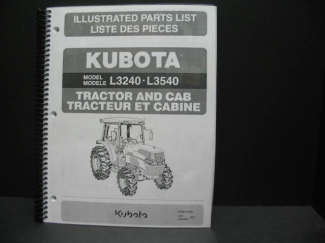 Kubota #97898-23520 L3240/L3540 Parts Manual