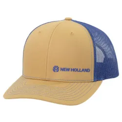 New Holland & Case IH Apparel #200469874 New Holland Biscuit/Blue Richardson Trucker Cap