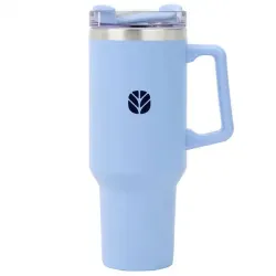 New Holland & Case IH Apparel #200469593 New Holland Light Blue 40oz Travel Mug