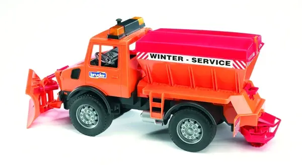 Image 2 for #02572 1:16 MB Unimog Winter Service Truck w/ Snow Plow