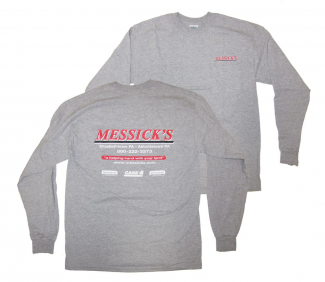 Apparel & Collectibles #g241sg Messick's Long Sleeve Shirt Gray