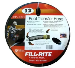 Fill-Rite ¾" X 12" Hose with Static Ground Wire Part #FRH07512