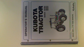 Kubota #33960-99713 M7580/ M8580/ M9580 Owners Manual 