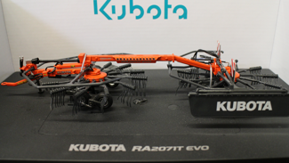Kubota #77700-05697 1:32 Scale Kubota RA2071T EVO Die Cast Rotary Rake