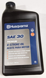 Husqvarna #593153502 SAE 30 4-Stroke Oil 1 case, 1 quart bottles