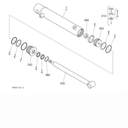 Kubota BH77 (7.7 FT BACKHOE) Parts